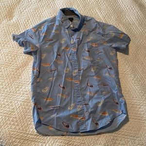 J.Crew short sleeve boat print shirt